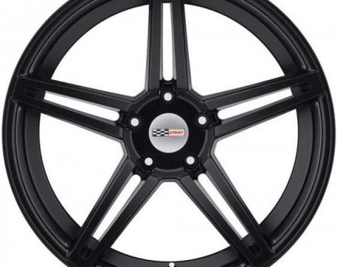 Corvette Wheel, Cray Brickyard, 20x10.5, Rear, Matte Black, 1984-2017