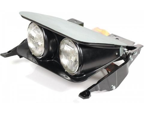 Corvette Headlight Assembly, Left, 1968-1974