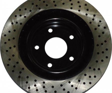 Corvette Front Drilled Rotor, Z51, 2005-2013