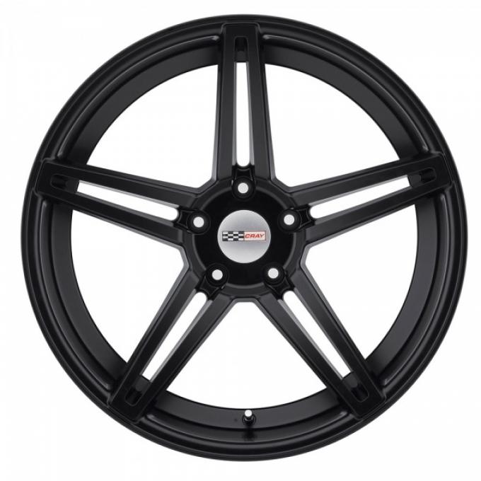 Corvette Wheel, Cray Brickyard, 19x9, Matte Black, 1984-2017