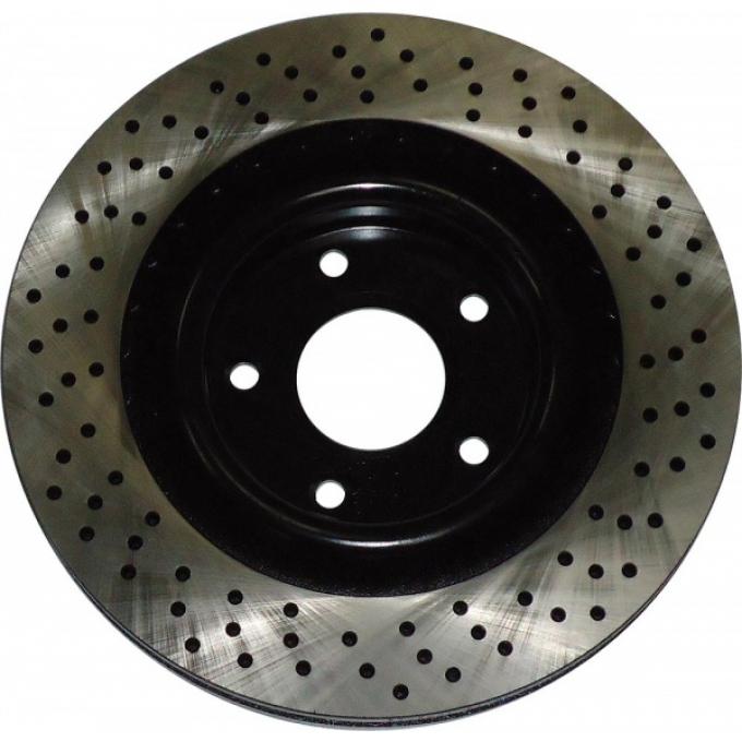 Corvette Front Drilled Rotor, Z51, 2005-2013