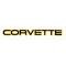 Corvette C4 Painted Rear Bumper Emblem, 1984-1990