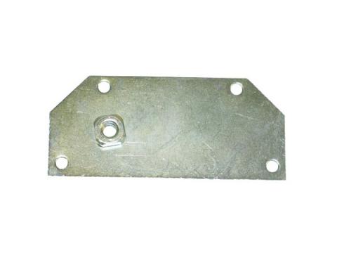 Corvette Seat Hold Down Retainer Plate Underbody Front Right, 1956-1962