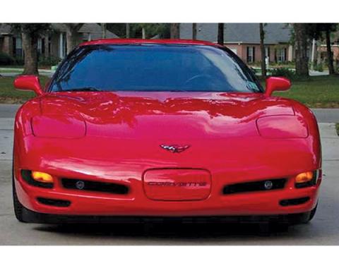 Corvette Front 2 Piece Molded Parking Light Blackout Kit, 1997-2004