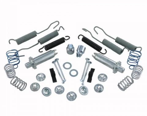 Corvette Brake Hardware Kit, Rear, 1953-1962