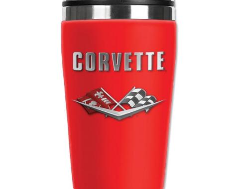 Corvette Mugzie® brand Travel Mug - 1961 Corvette C2 Logo