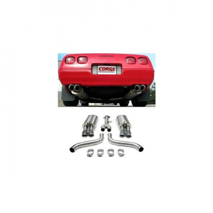 Corvette Exhaust System, CORSA, L98 Performance, 1986-1991