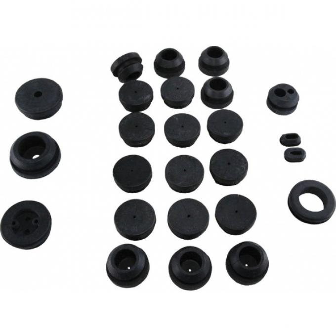 Corvette Firewall/Body Grommet Set, 25 Piece, 1958-1962