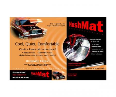 Hushmat Ultra Insulation, Trunk Floor, For Camaro, 1967-1969