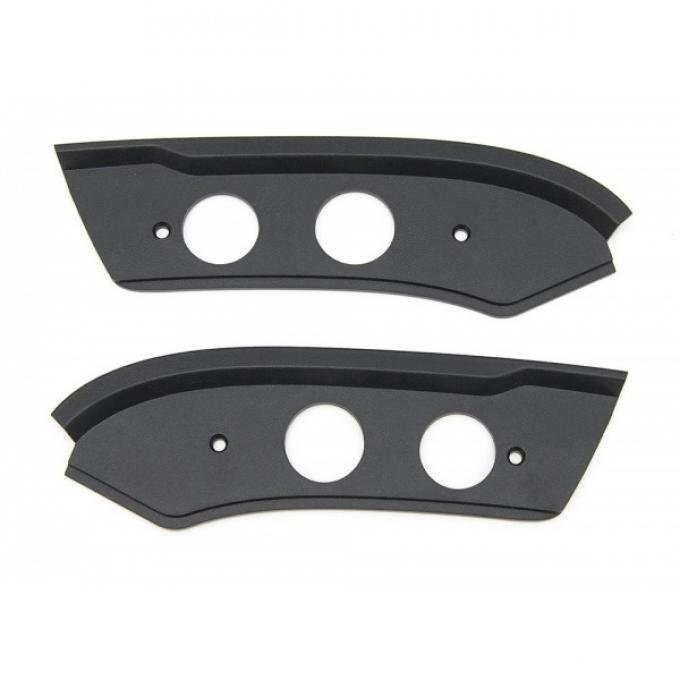 Corvette Roof Latch Trim Plate, Coupe, 1984-1986 Early