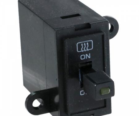 Corvette Rear Window Defroster Switch, 1981-1982