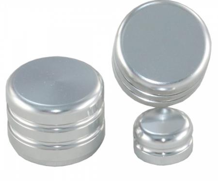 Corvette Dash Knob Set, Billet Aluminum, With GPS Navigation, 2005-2013