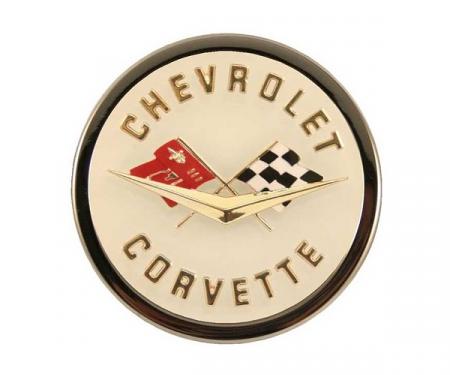 Corvette C1 Emblem Metal Sign, 12" X 12"