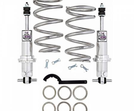 Corvette Shark Bite Front Coilover Susp. Kit, Double Adjustable Shocks, Small Block, 1963-1982