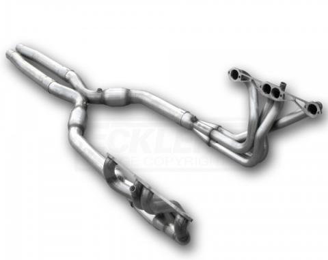 Corvette American Racing Headers 1-3/4 inch x 3 inch Full Length Headers With 3 inch X-Pipe Without Cats, Off Road Use Only, 1984-1996