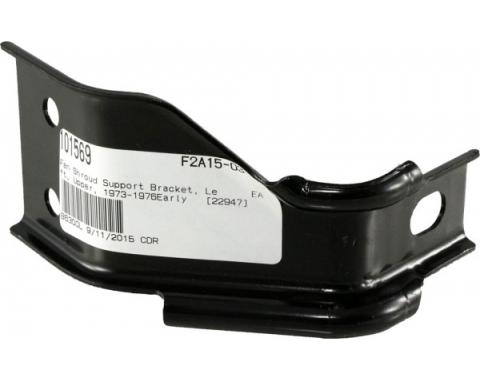 Corvette Fan Shroud Upper Bracket, Left, 1973-1976