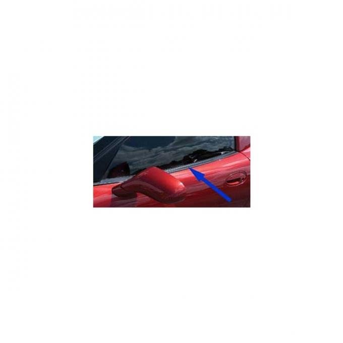 Corvette Outer Door Window Seal, Coupe, Left, 1997-2004