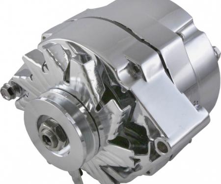 Corvette Alternator, 70 AMP, Chrome, 1969-1982