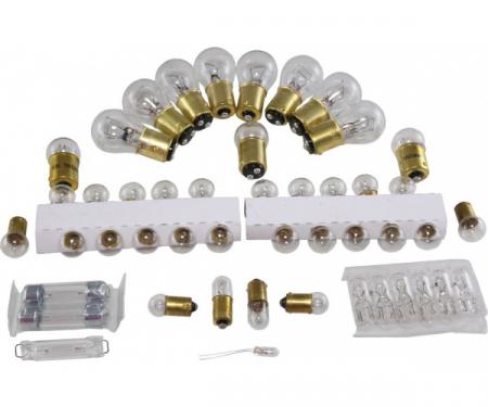 Corvette Light Bulb Kit, 47 Piece, 1974-1976