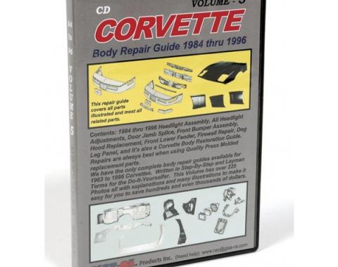 Corvette DVD, Body Repair Guide, Volume 5, 1984-1996