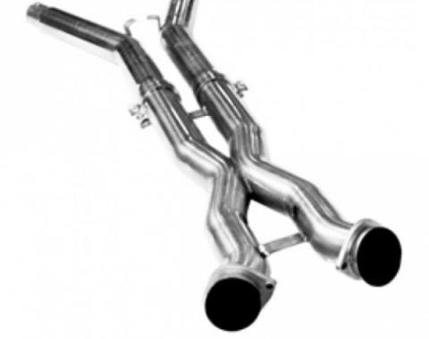 Corvette Kooks 3"x2.5" Stainless Steel Off Road X-Pipe, 2005-2008