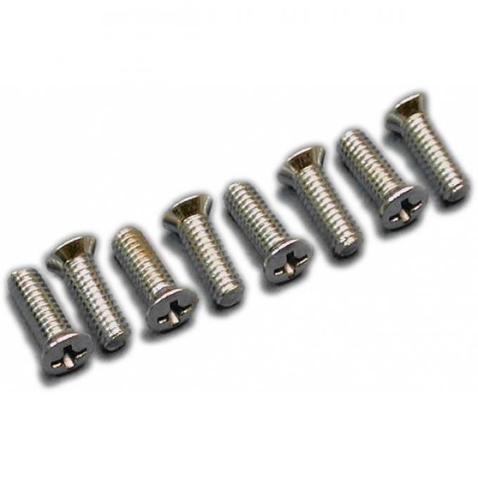 Corvette Rear Quarter Panel Trim Retainer Screws, 1968-1977