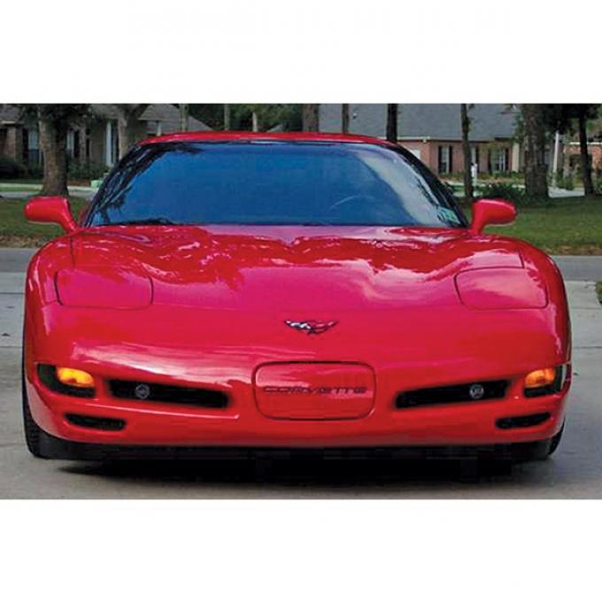 Corvette Front 2 Piece Molded Parking Light Blackout Kit, 1997-2004