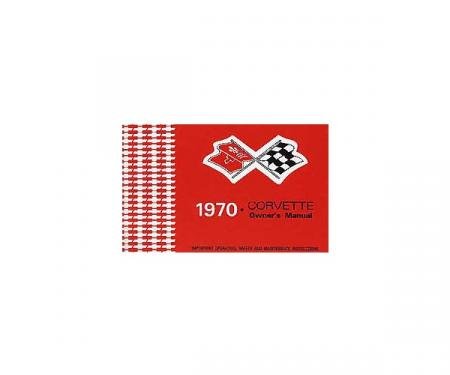 Corvette Owners Manual, 1970