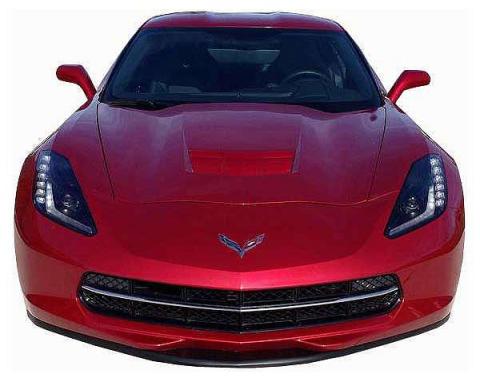 Corvette Stingray Painted Body Color Front Splitter, Stage 1, 2014-2018