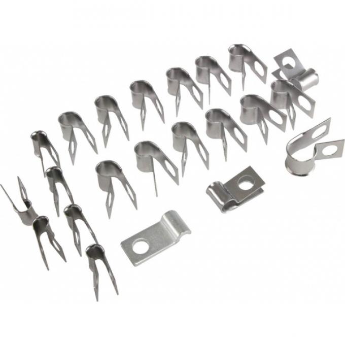 Corvette Brake & Fuel Line Clip Kit, 1969-1970