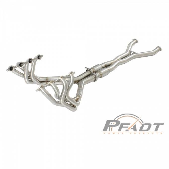 Corvette PFADT Street Tri-Y Long Tube Header & X-Pipe, 1997-2004