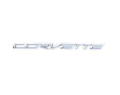 Corvette Metal Sign, C7 Corvette Script 32" X 3"