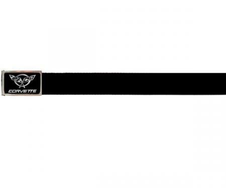 Corvette Web Belts, Up to 46'' Waist Without Bottle Opener,C5 Logo