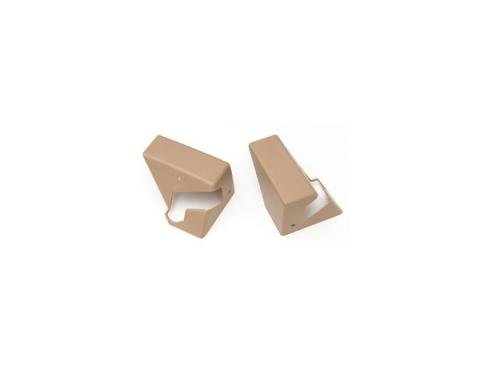 Corvette Roof Storage Mount Covers, Beige, 1992-1996