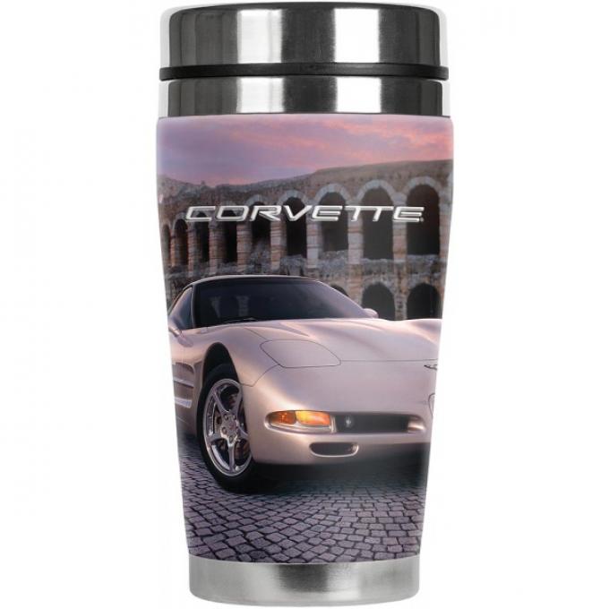 Corvette Mugzie® brand Travel Mug - Rome Corvette