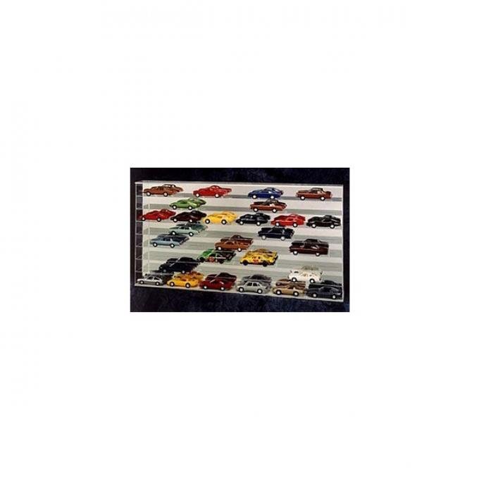 Model Display Case, 1/25th Scale, 48 Cars