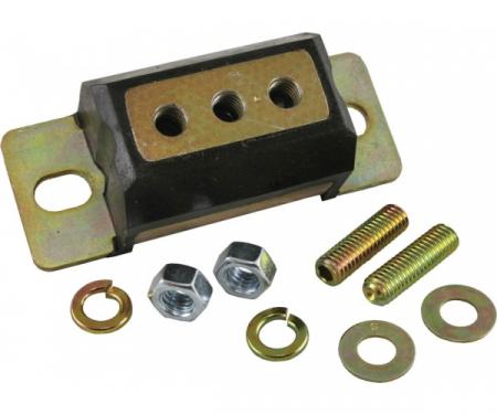 Transmission Mount Set, Polyurethane, With Zinc Finish, 1969-1979 | 1973-79 Black 250 c.i. With Automatic