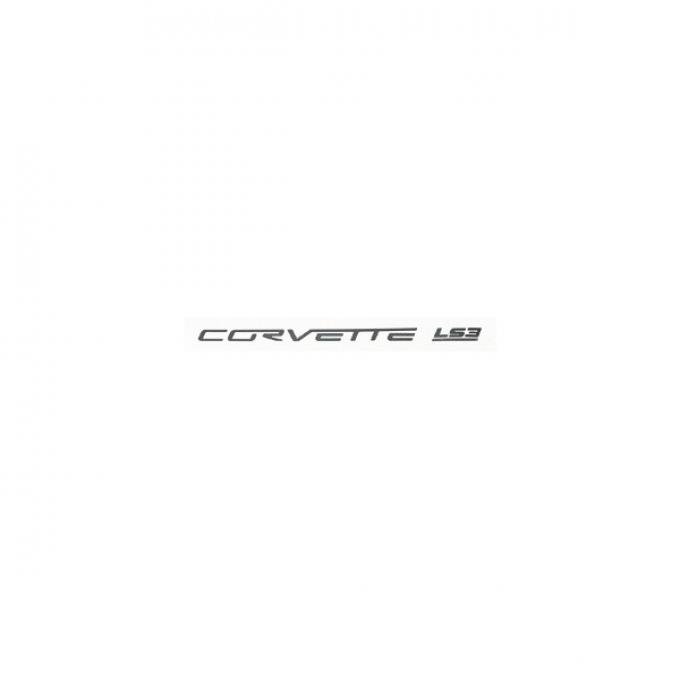 Corvette Fuel Rail Letter Set, LS3, Carbon Fiber, 2008-2013