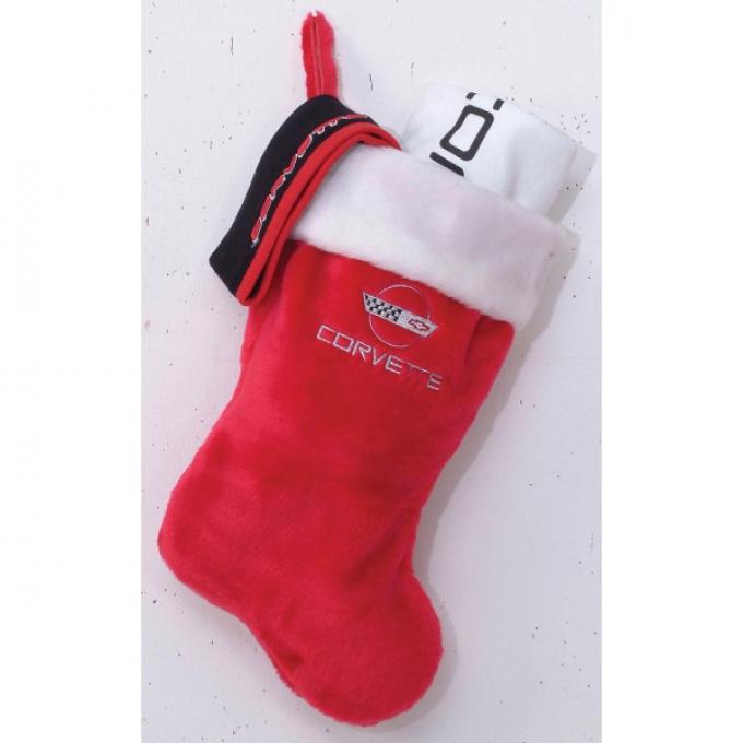 Corvette Christmas Stocking, With C4 Logo