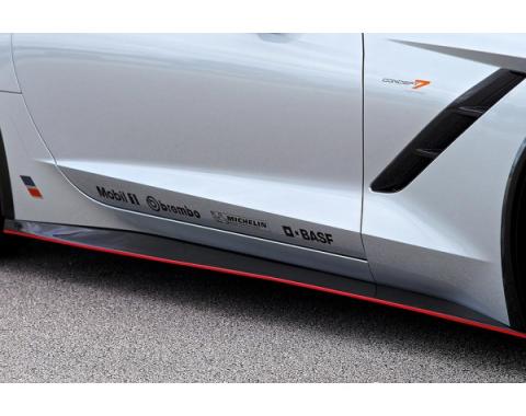 Corvette Concept7 Carbon Fiber Rocker Panels, 2014-2017