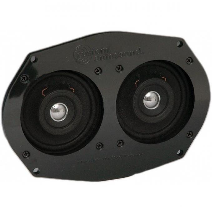 Custom Autosound Dual Custom Stereo Speaker, 80 Watt| SPK 1006 Corvette 1958-1967