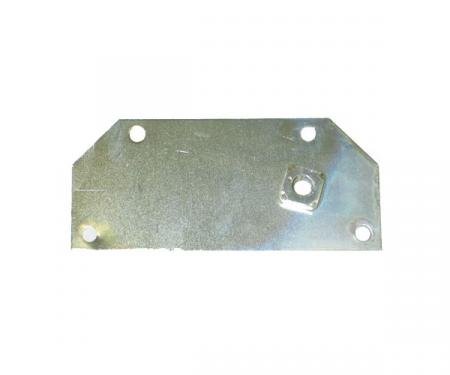 Corvette Seat Hold Down Retainer Plate Underbody Front Left, 1956-1962