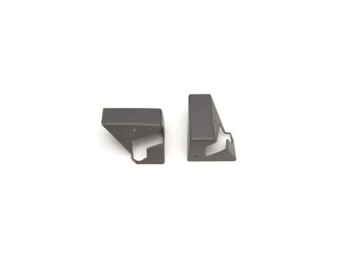 Corvette Roof Storage Mount Covers, Gray, 1990-1991