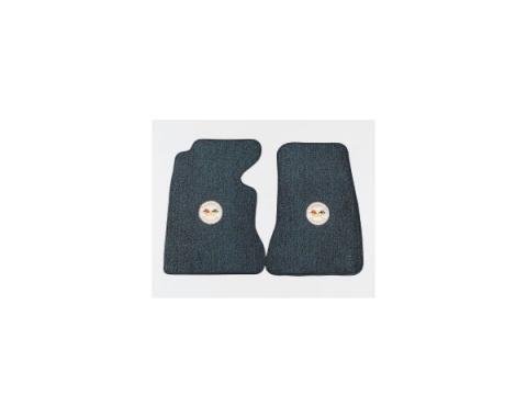 Auto Custom Carpet, Floor Mats, Tuxedo, With Logo| 35881 Corvette 1959-1962