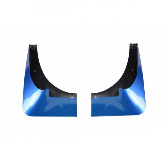 Corvette Splash Guards, Rear, Supersonic Blue, Altec, 2012