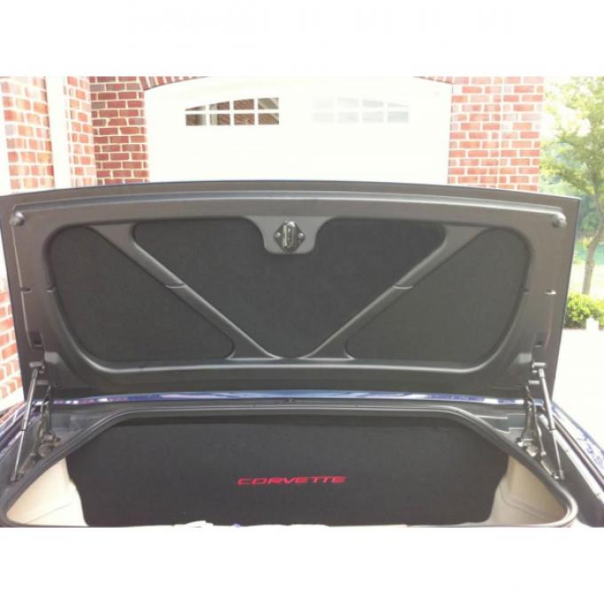 Corvette Truck Lid Inner Liner, Black, 3-Piece, 1998-2004