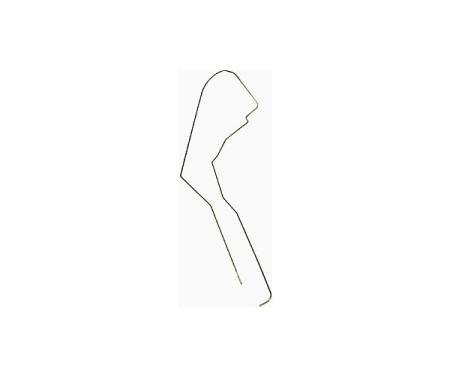 Corvette Fuel Tank Return Line, Steel, Right, 1969-1974