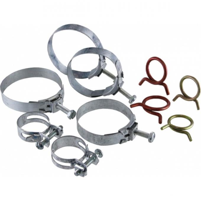 Corvette Radiator/Heater Hose Clamp Kit, With 427ci & Without Air