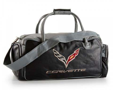 Corvette C7 Duffle Bag - Black/Gray