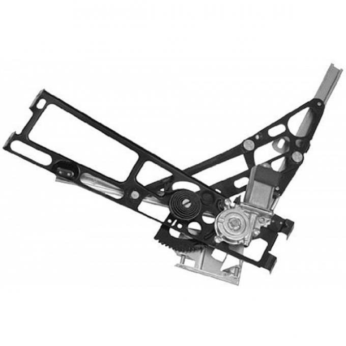 Corvette Window Regulator With Motor, Right, 1984-1996